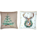KISSENHÜLLE XMAS GROVE 45X45 S/2