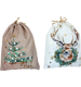 BEUTEL CHRISTMAS GROVE  S/2