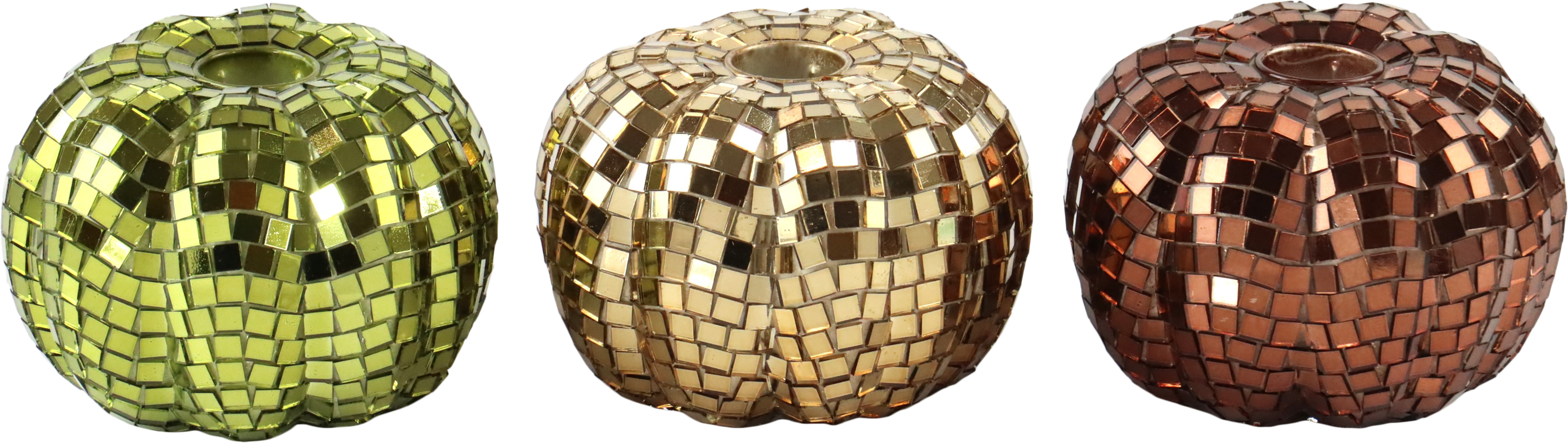 LEUCHTER PUMPKIN GLOW  S/3