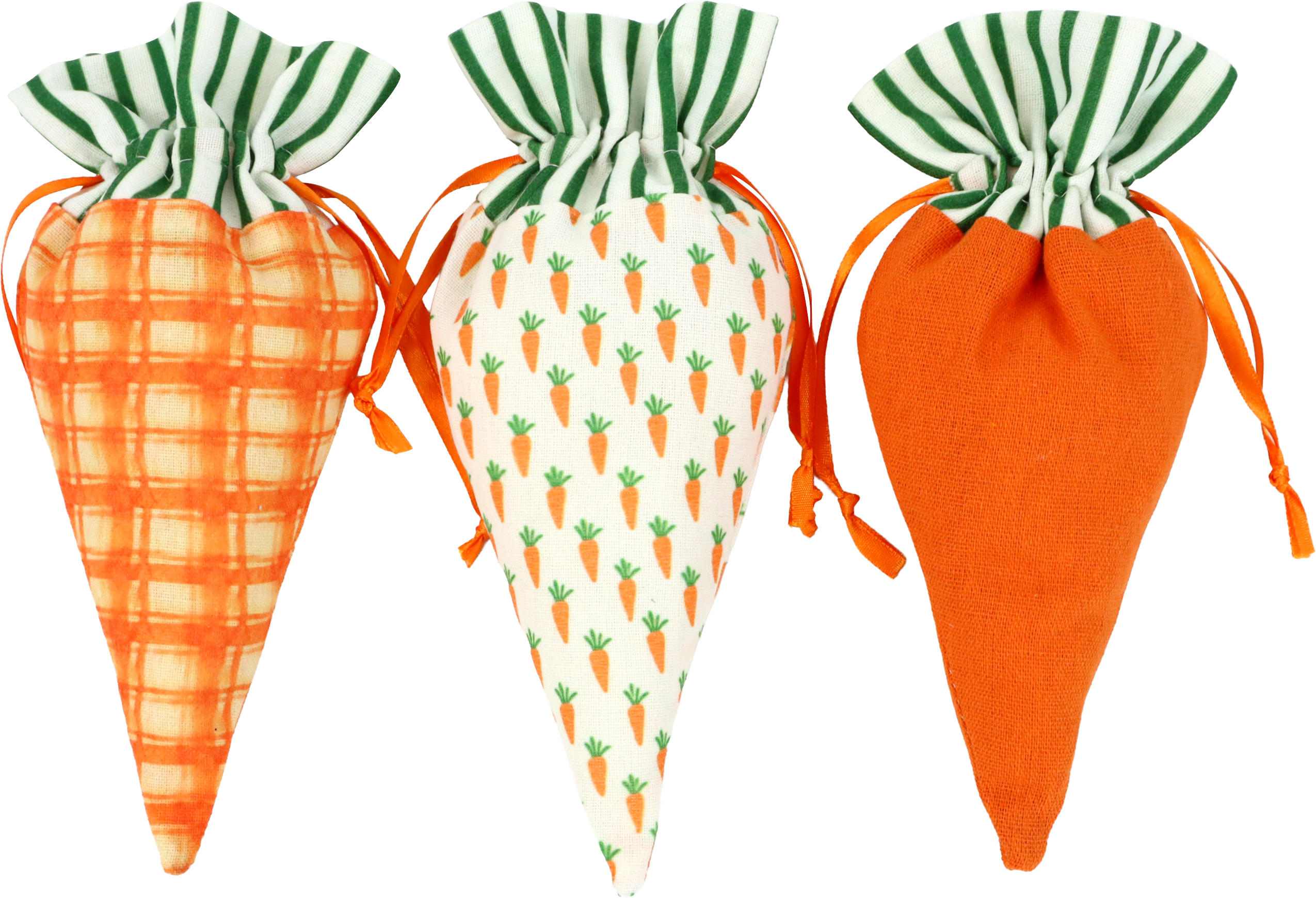 BEUTEL HAPPY CARROT  S/3