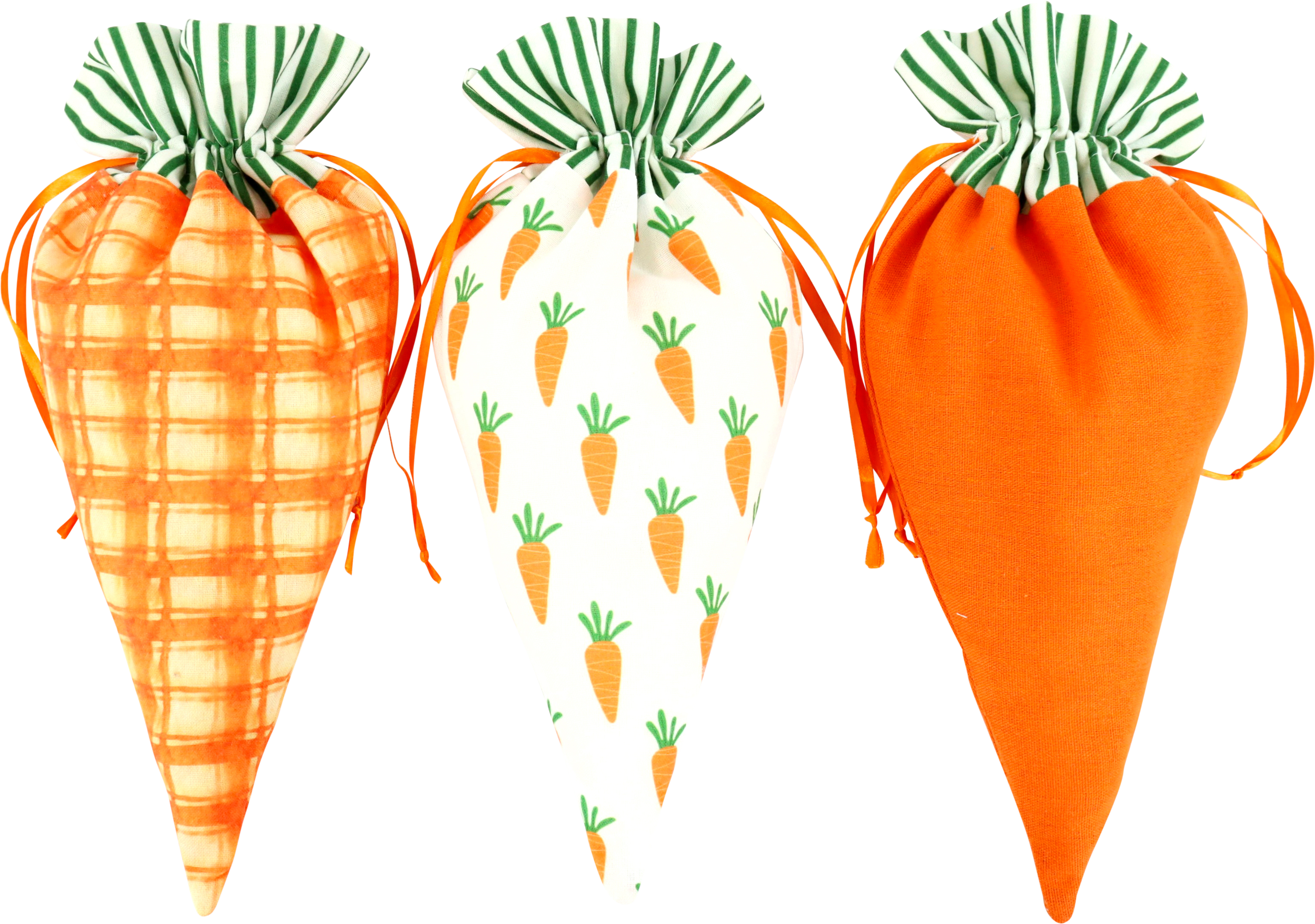 BEUTEL HAPPY CARROT  S/3
