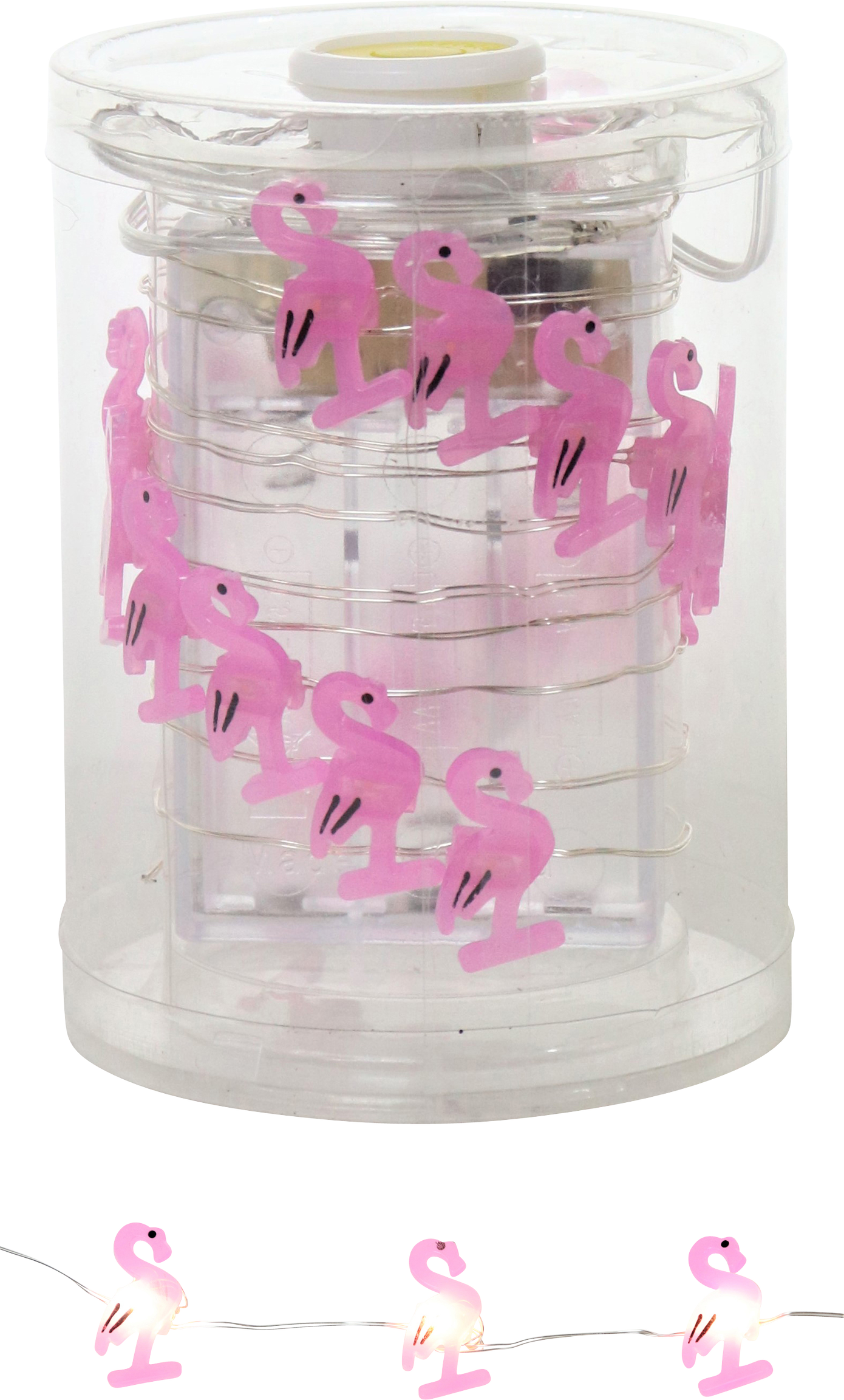 LED-GIRLANDE FLAMINGO