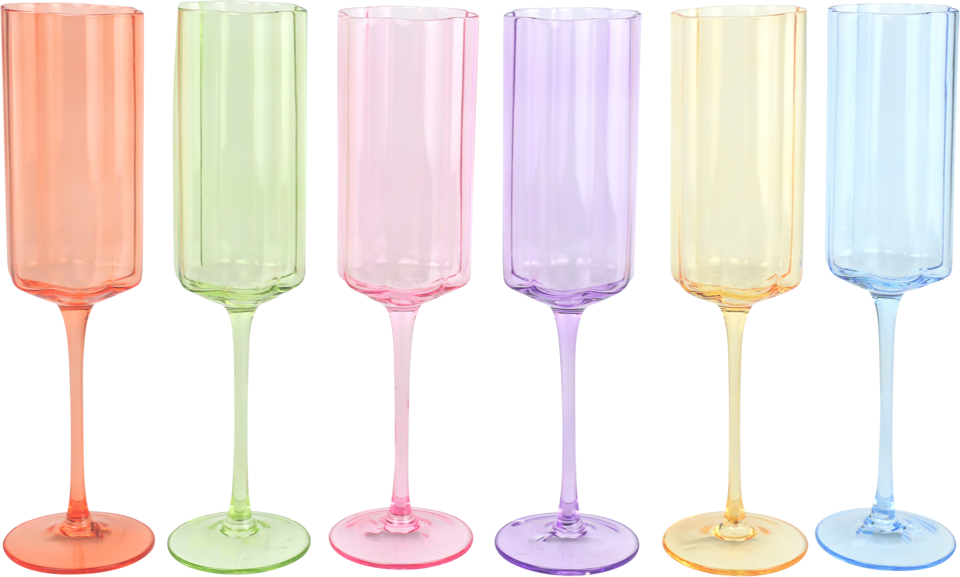 SEKTGLÄSER BLOOMING GRACE  S/6