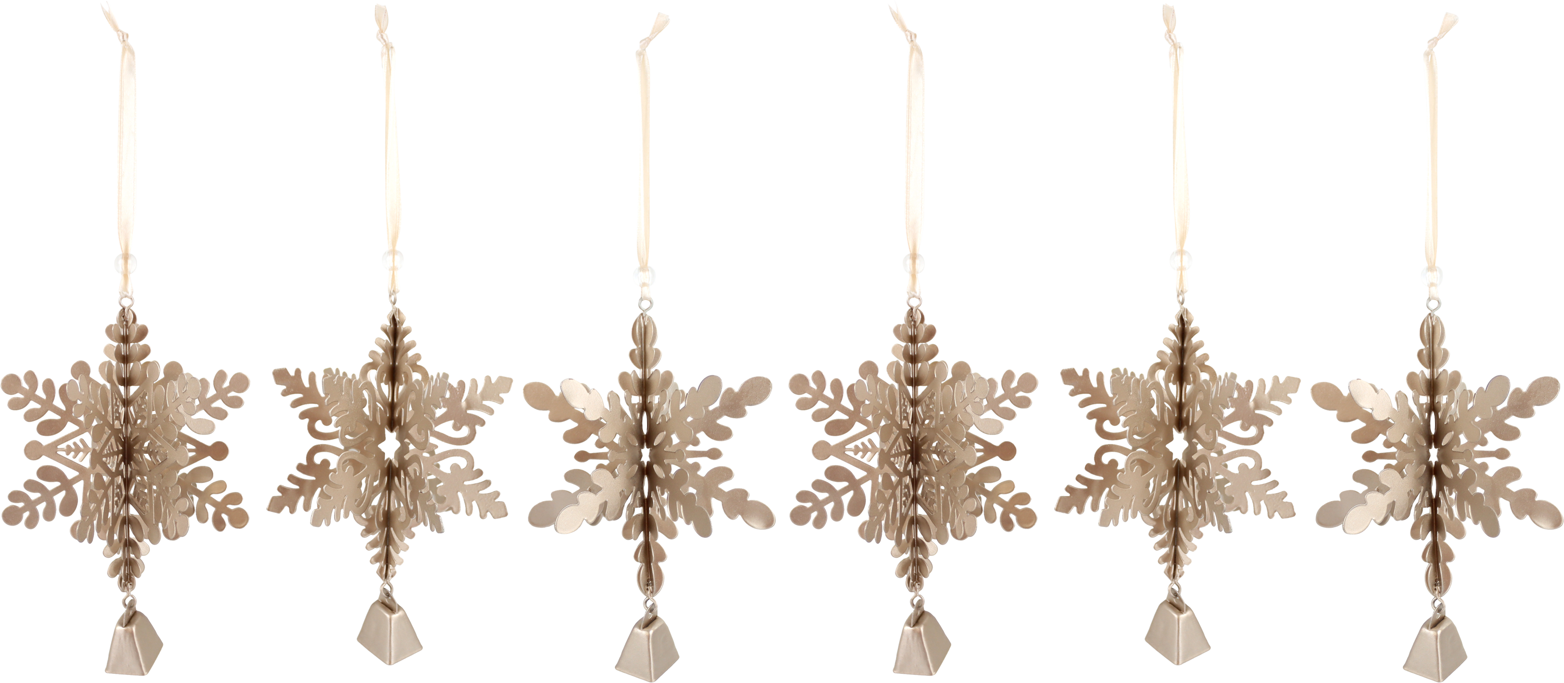 METALLHÄNGER STERNE  S/6