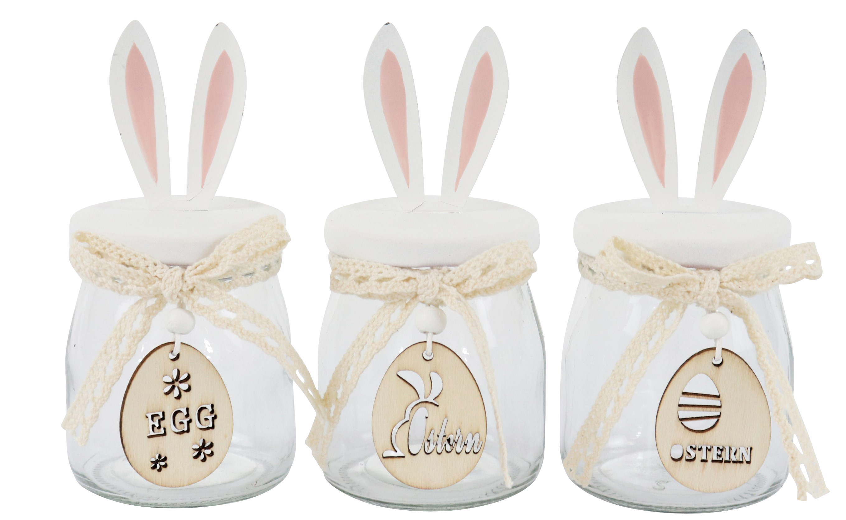 GLASDOSEN BUNNY  S/3