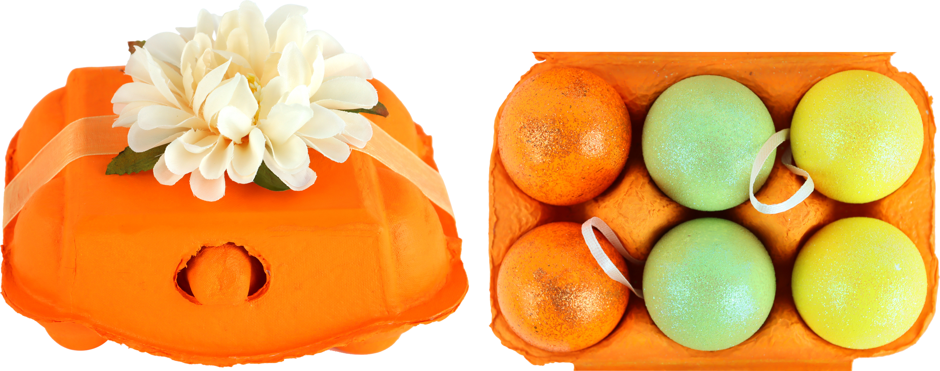 EIERBOX FLORAL NEST  S/6