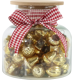 XMAS-KUGELN IM GLAS GOLD  S/61