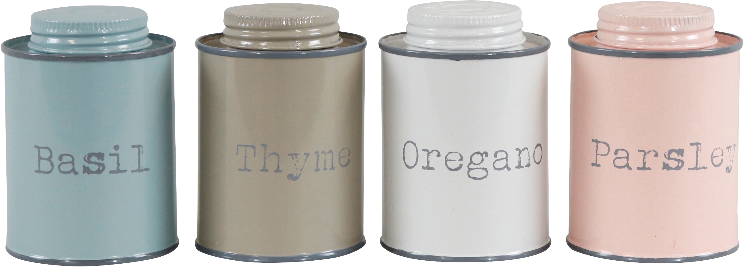 VORRATSDOSEN SPICES  S/4