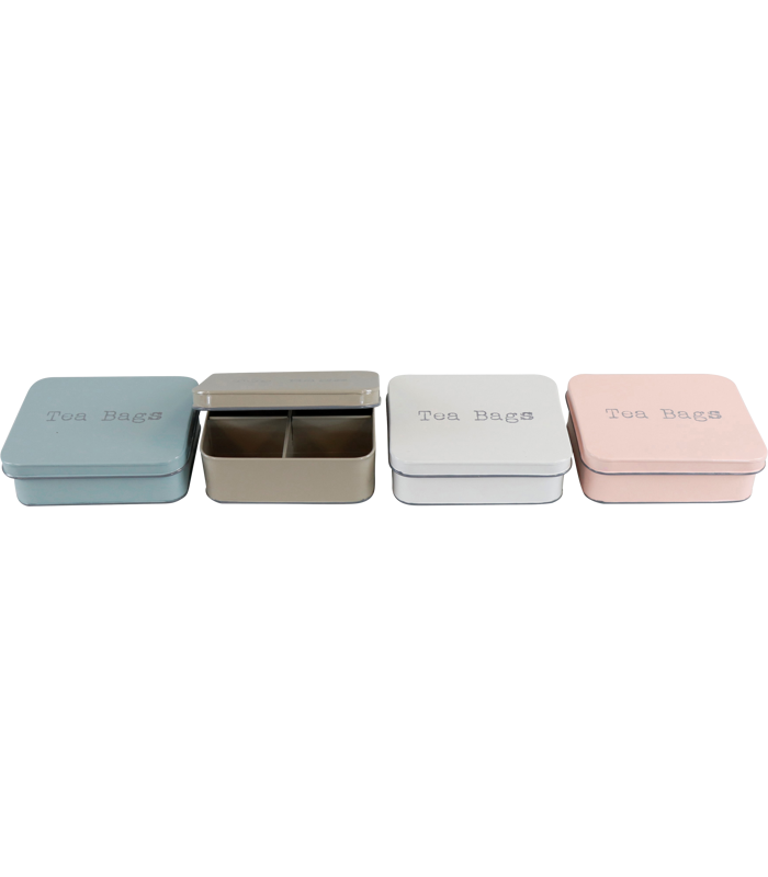 VORRATSDOSEN TEA BOX  S/4