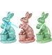 HASENTRIO MELLOW BUNNIES  S/3