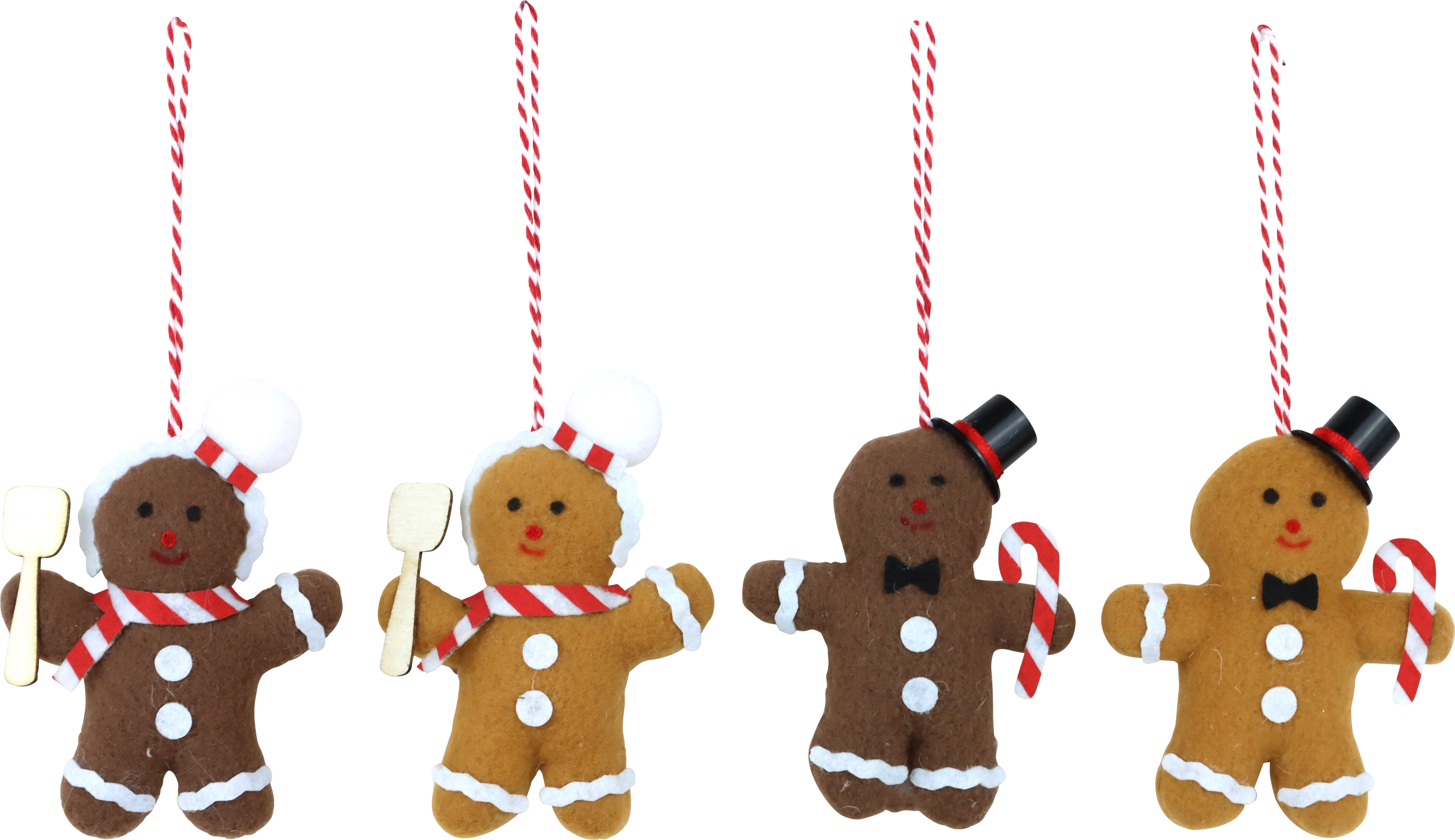 ZIERHÄNGER GINGER MEN  S/4