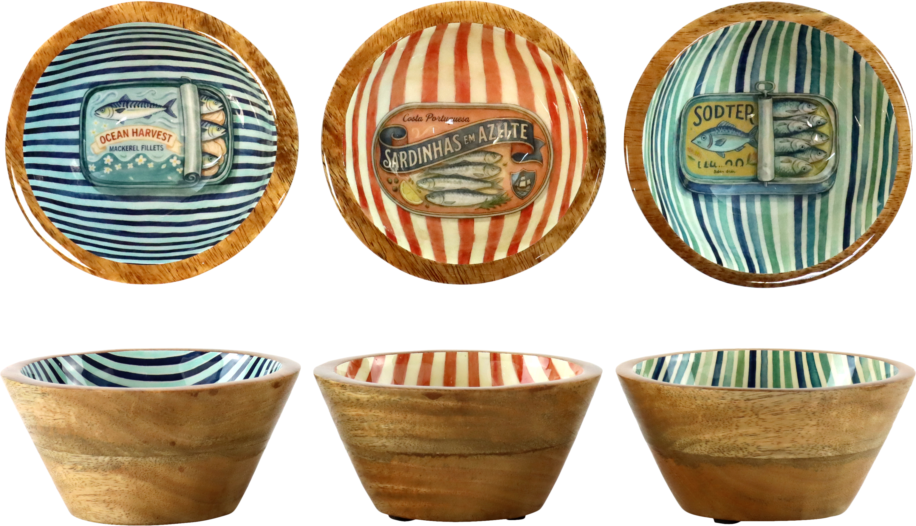 SCHALENTRIO FISH PARADE  S/3