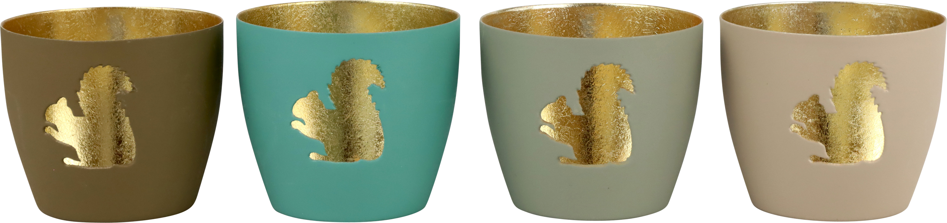 WINDLICHTER SQUIRRELS  S/4