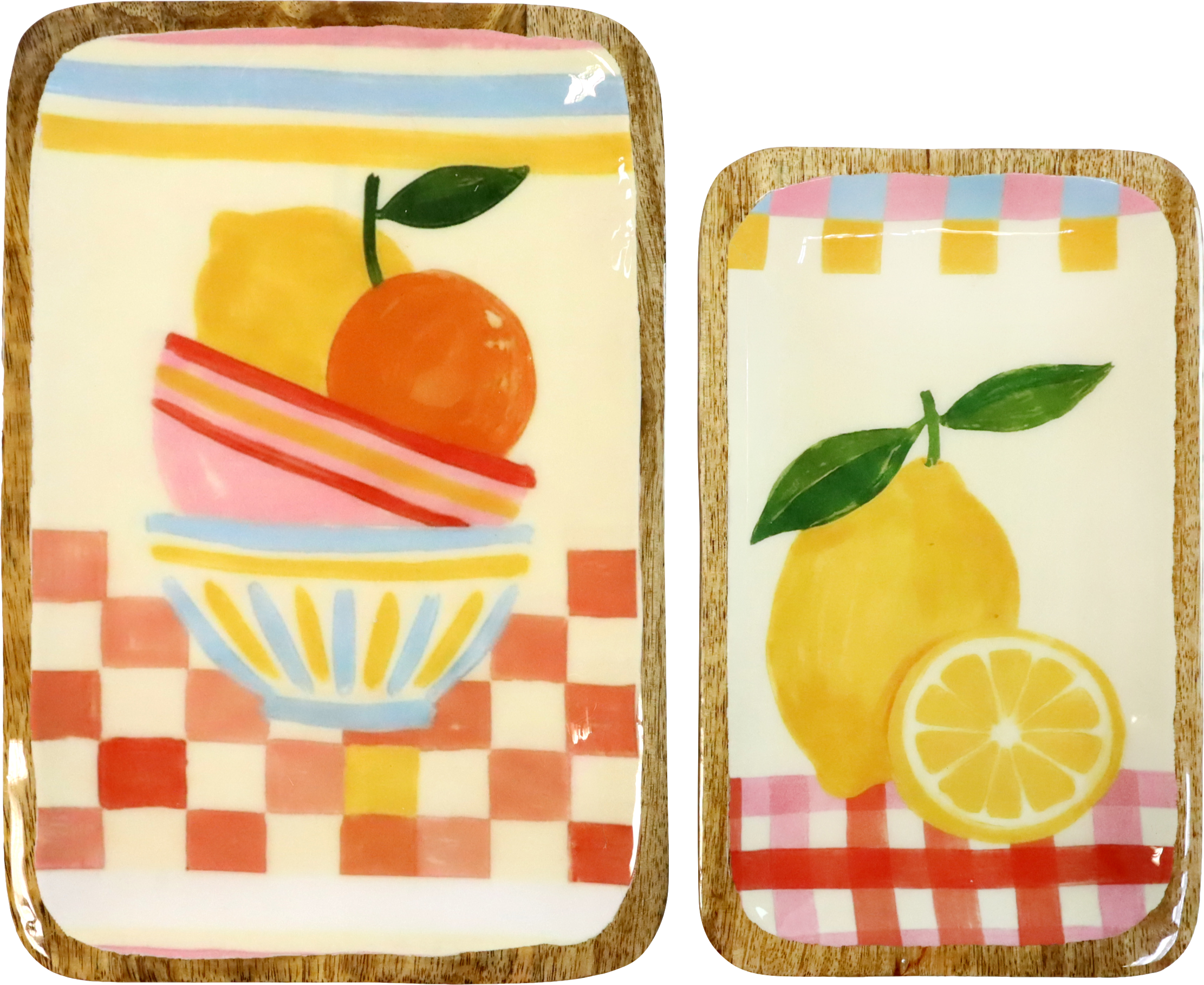 VORLEGEPLATTEN BELLA FRUTTA  S/2