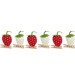 KLAMMERN ERDBEEREN  S/6
