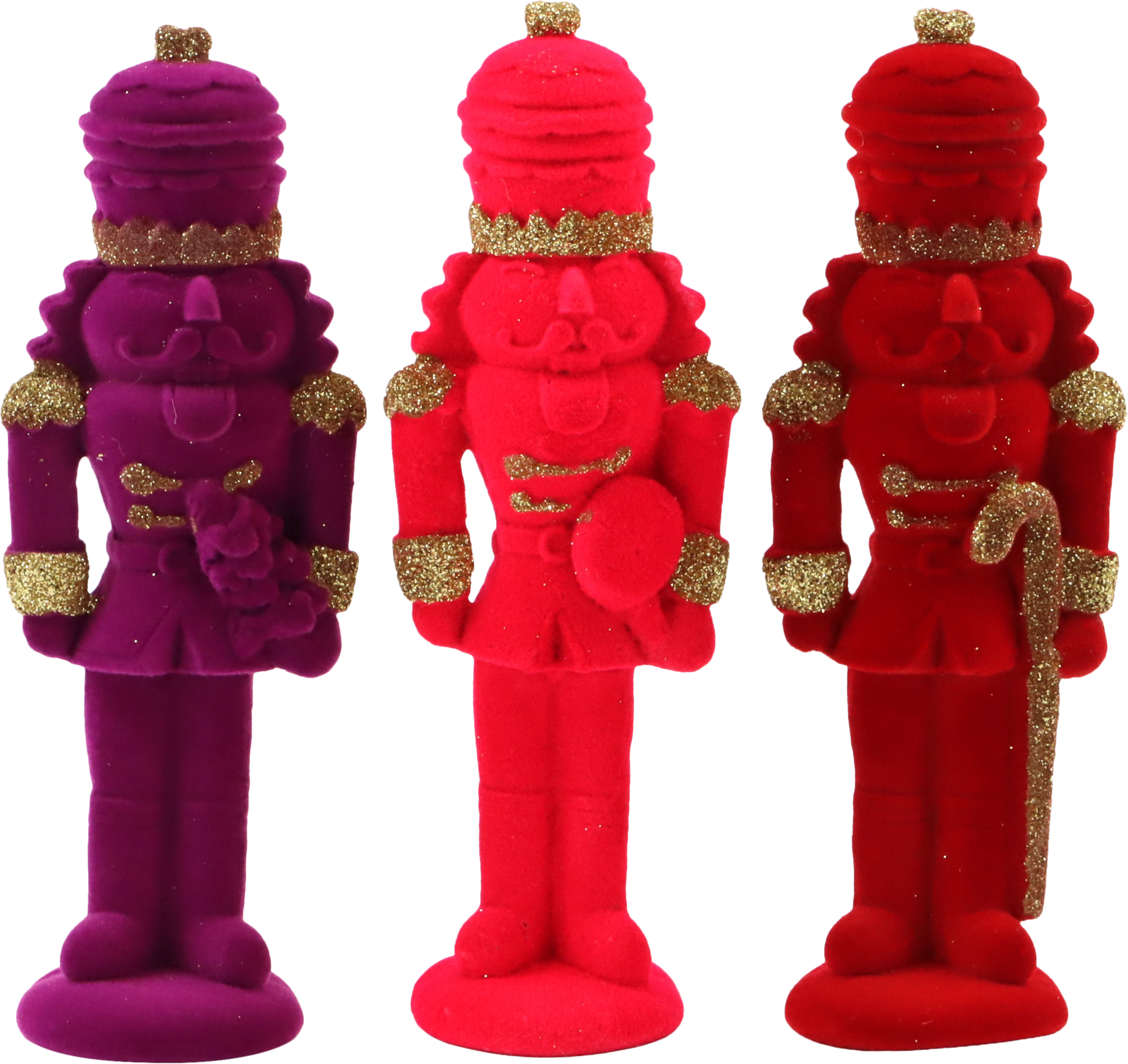 NUSSKNACKER VELVET WONDERS  S/3