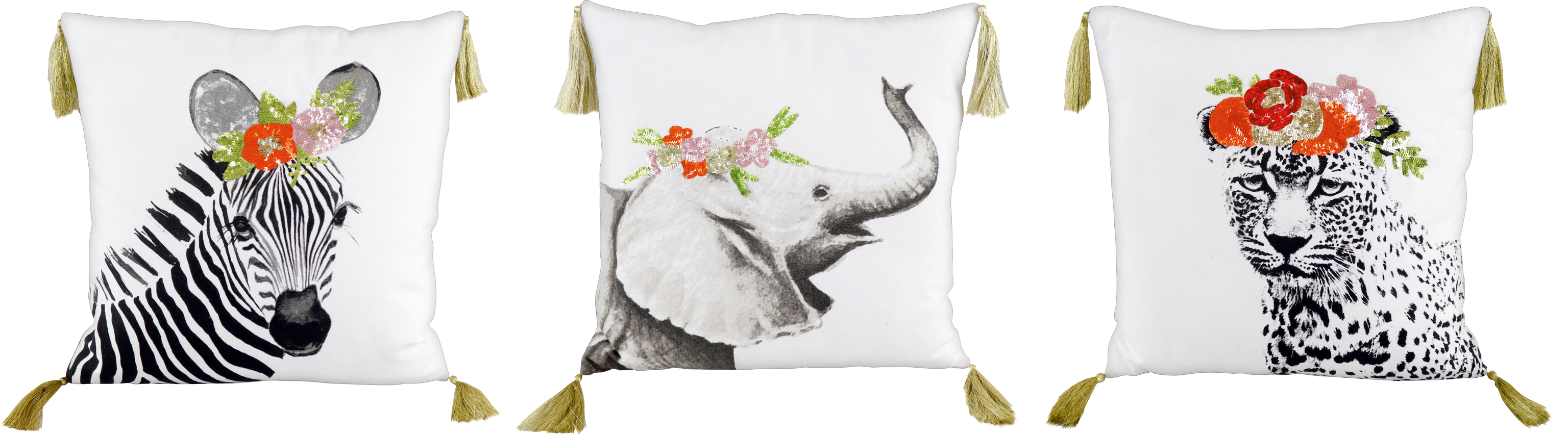 KISSENHÜLLEN SAFARI 45X45 S/3