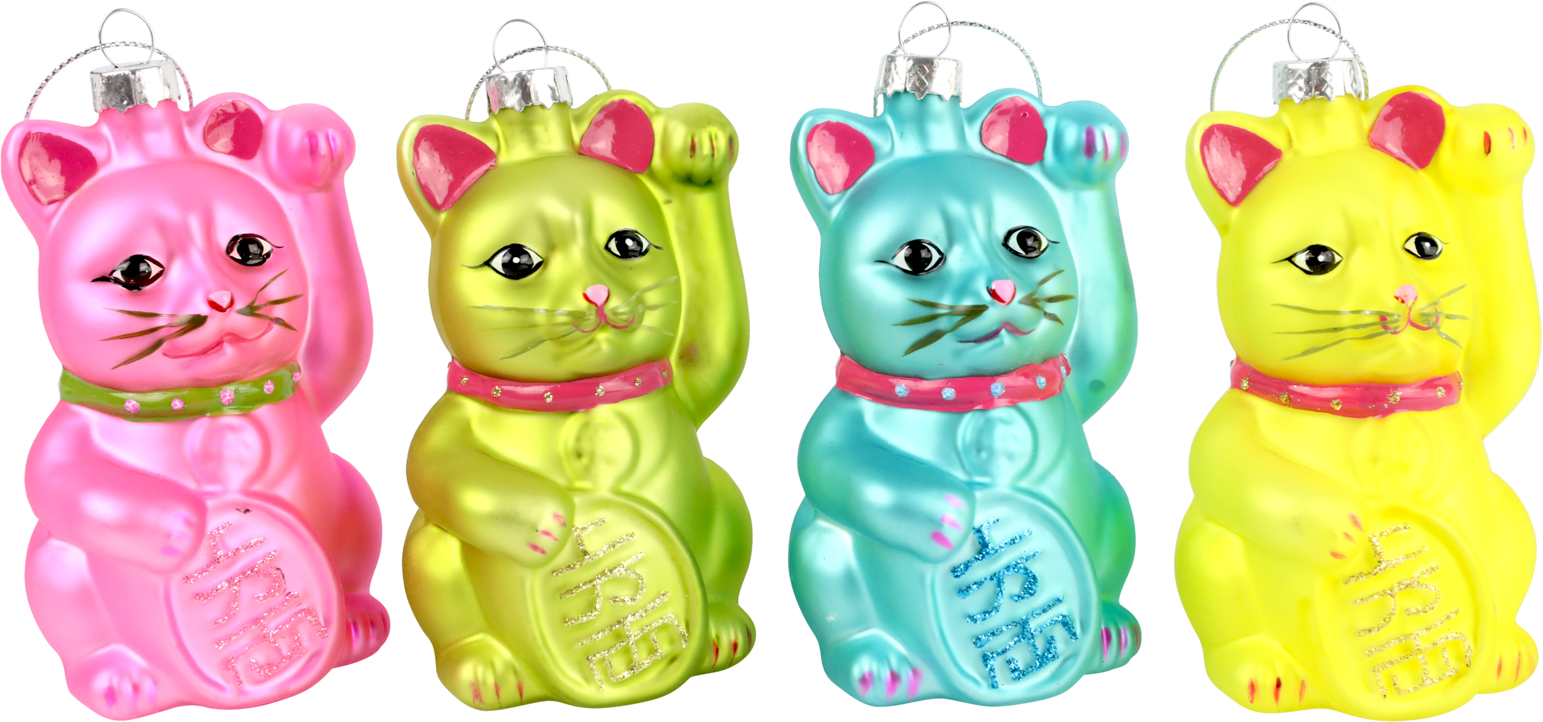 GLASSCHMUCK LUCKY CAT  S/4