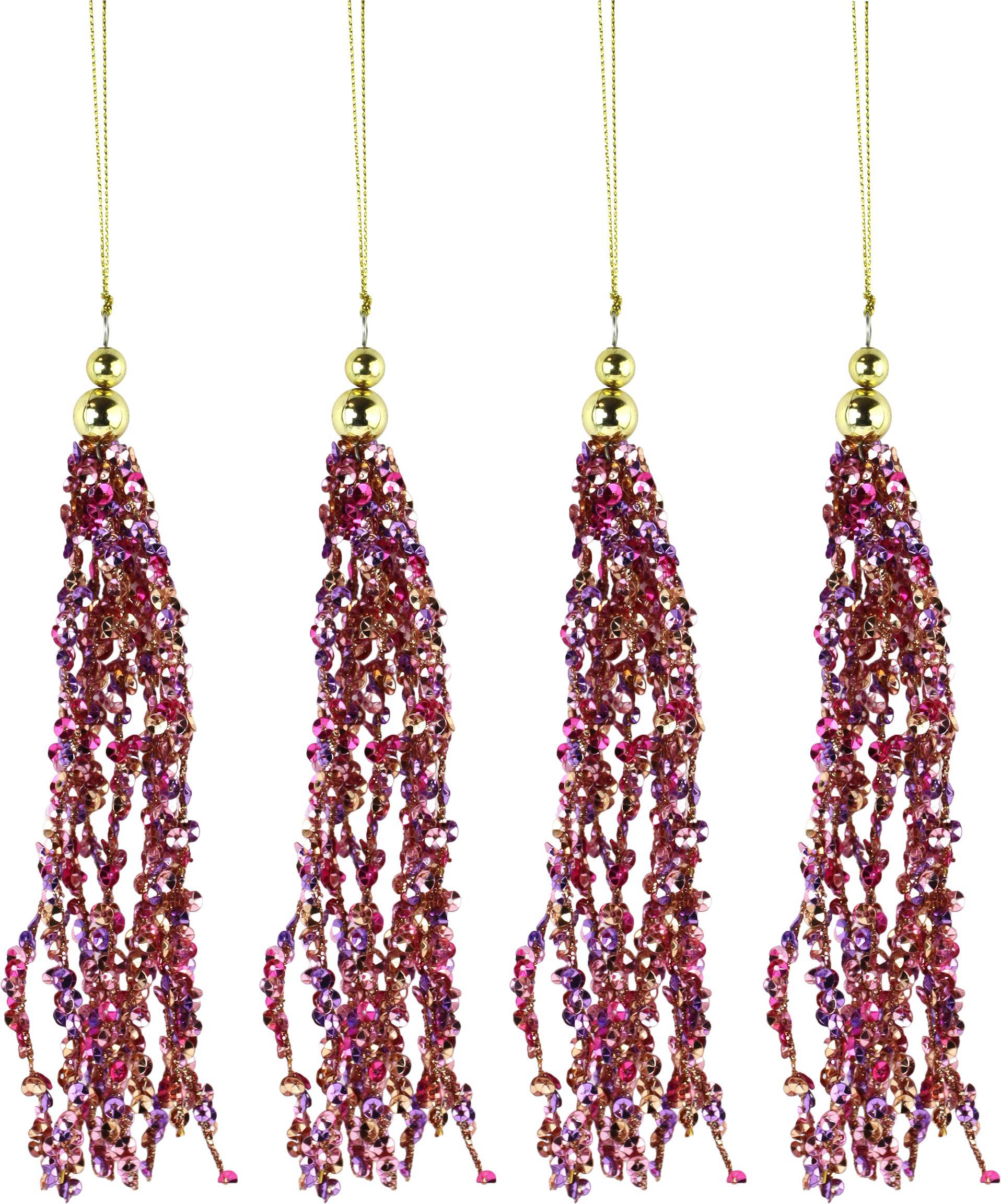 KRISTALLQUASTEN TWINKLE DROPS  S/4
