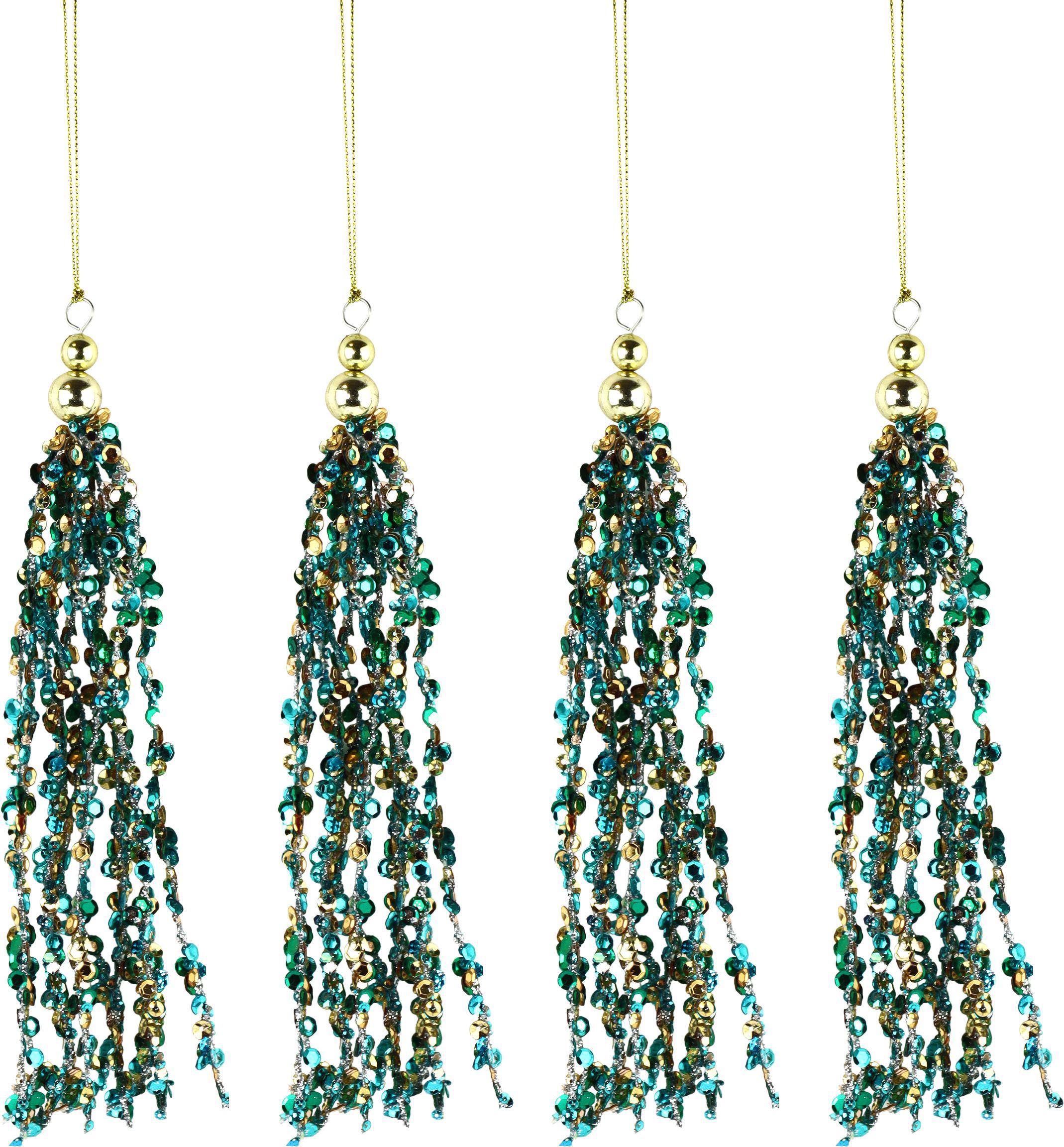 KRISTALLQUASTEN TWINKLE DROPS  S/4