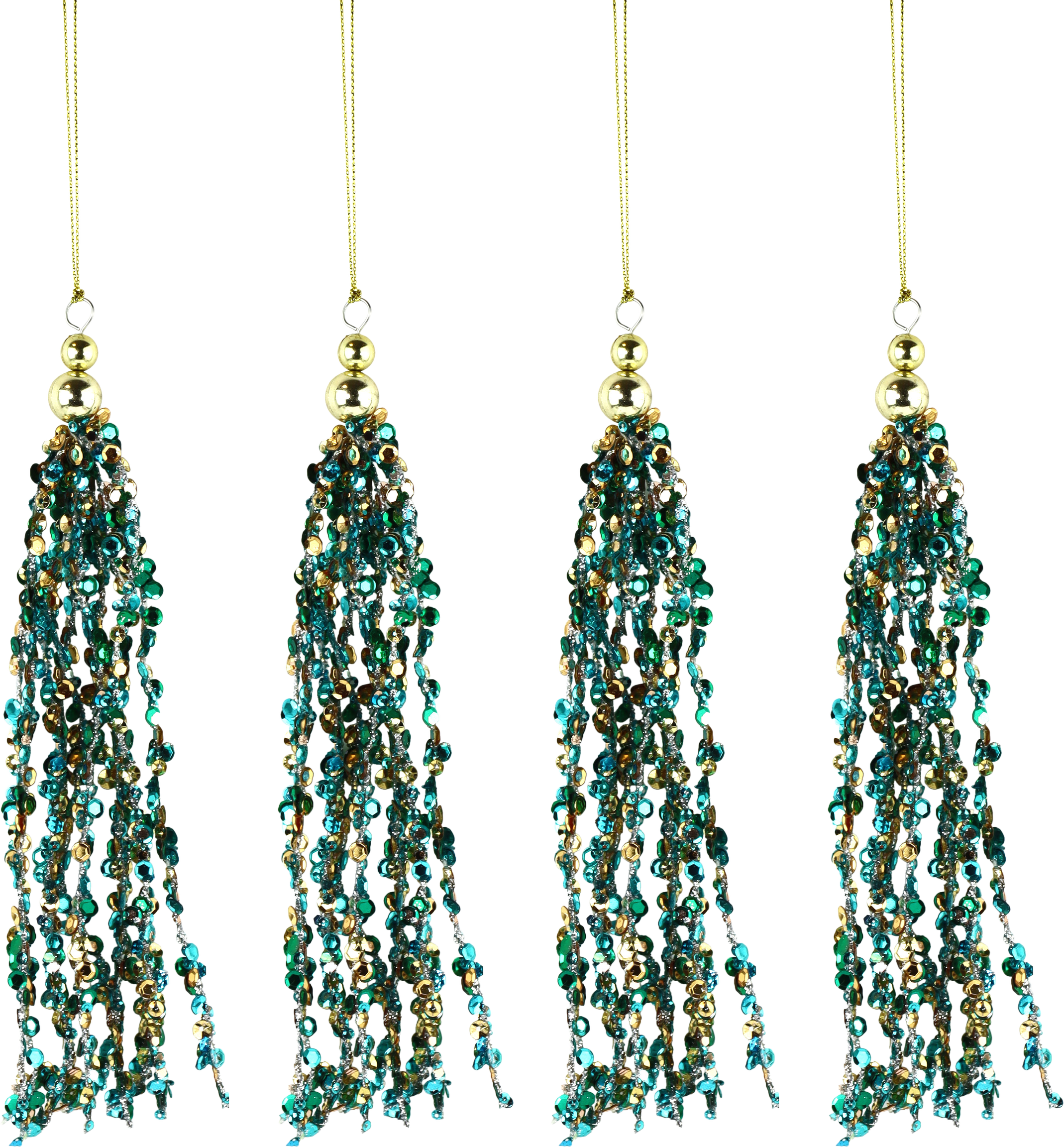 KRISTALLQUASTEN TWINKLE DROPS  S/4