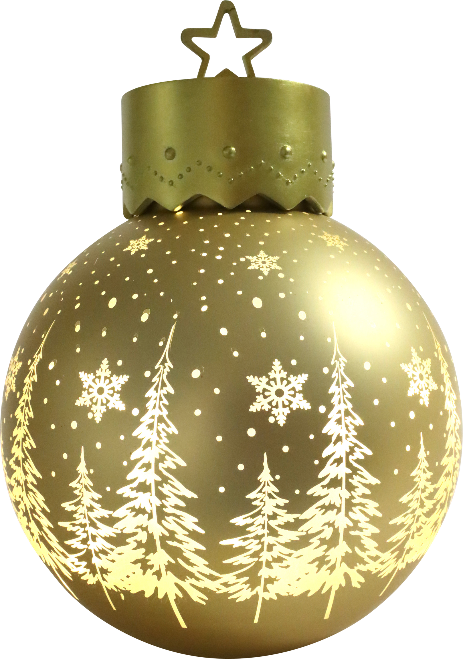 LED-LEUCHTKUGEL WINTERWALD