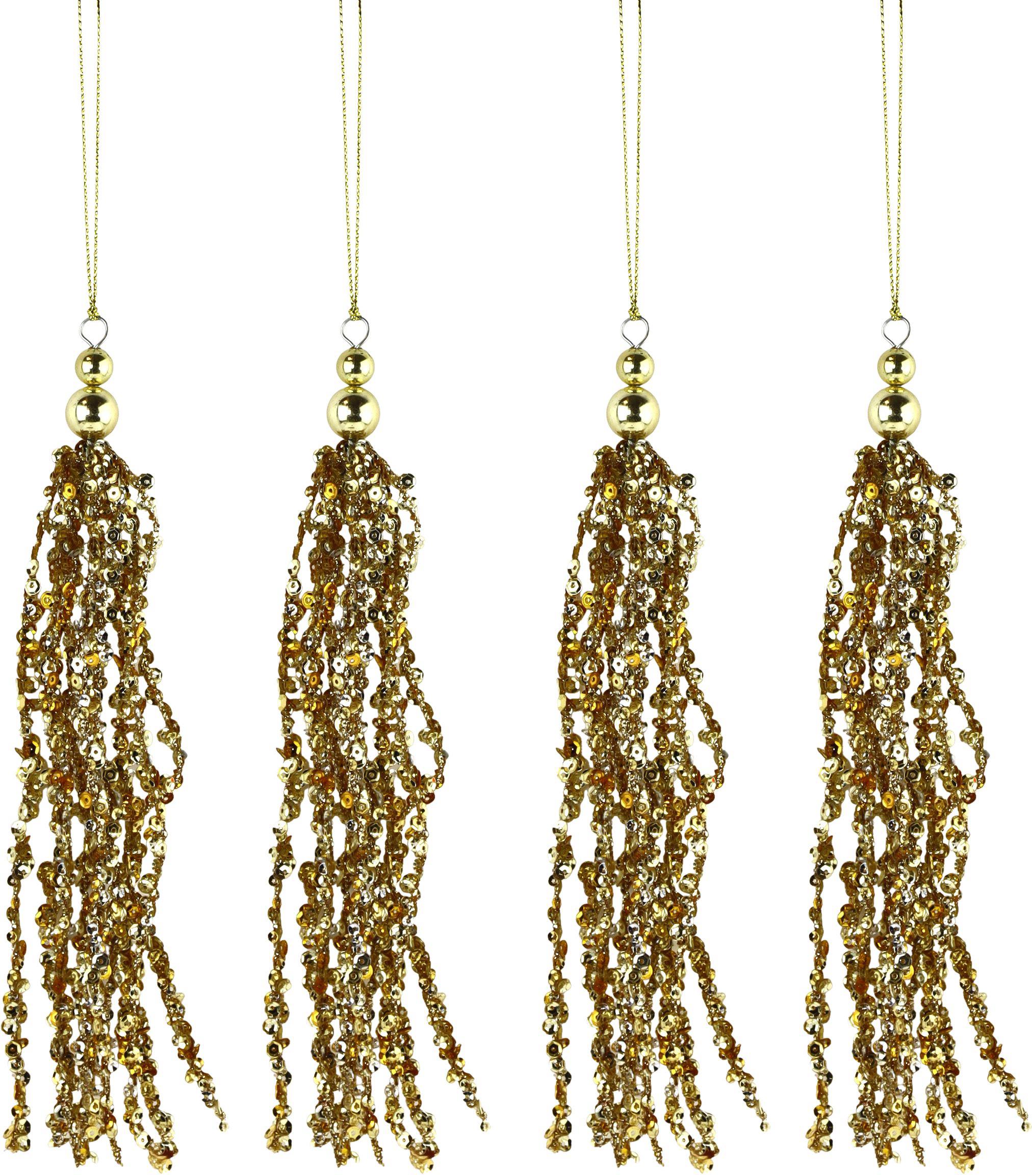 KRISTALLQUASTEN TWINKLE DROPS  S/4