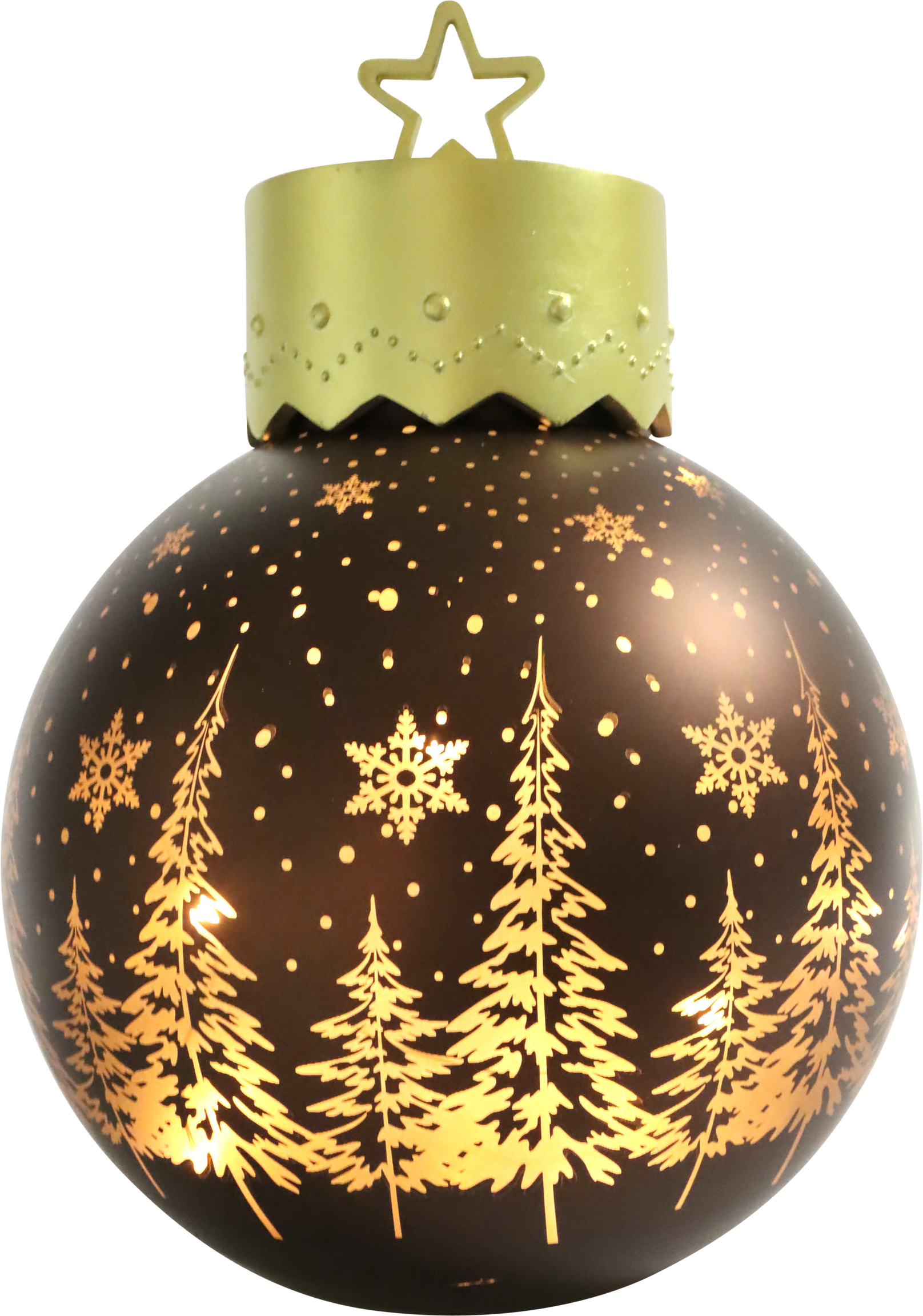 LED-LEUCHTKUGEL WINTERWALD