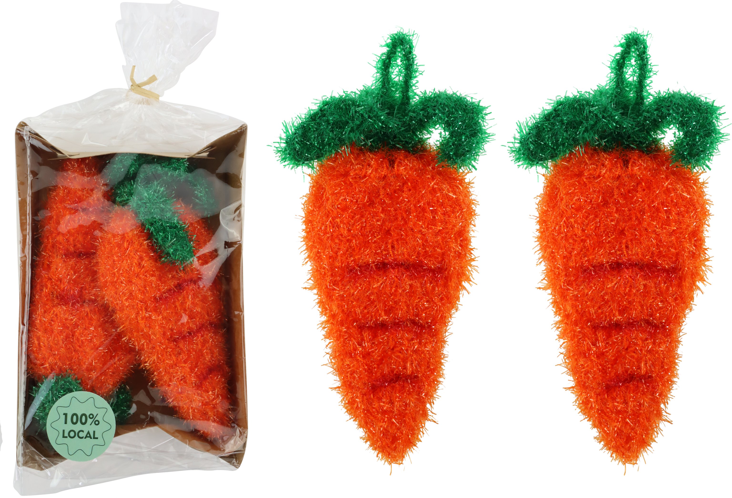 SPÜLSCHWAMM-SET CARROT  S/2