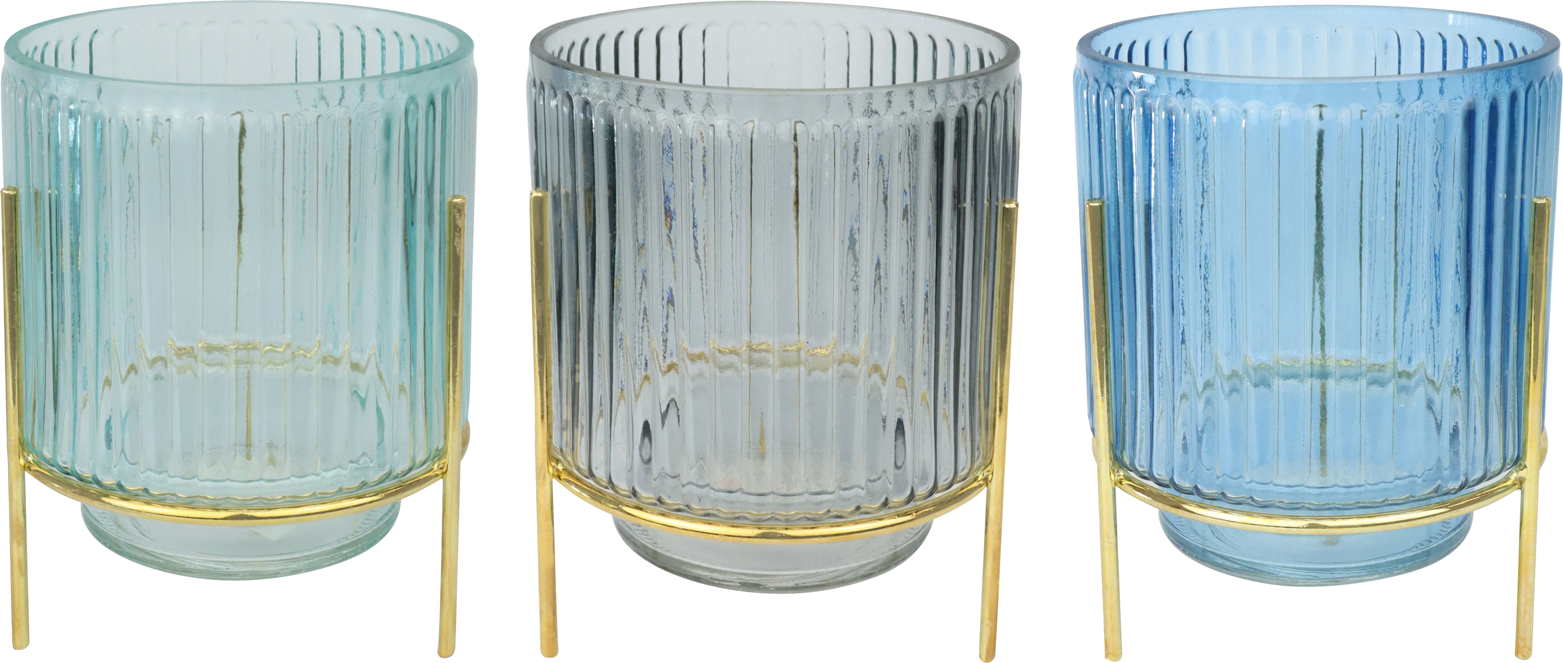 WINDLICHTER AUF STÄNDER AQUA  S/3