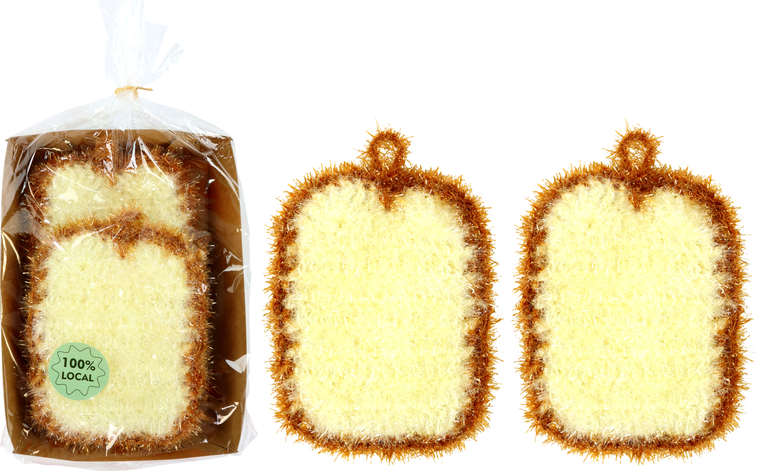 SPÜLSCHWAMM-SET TOAST  S/2