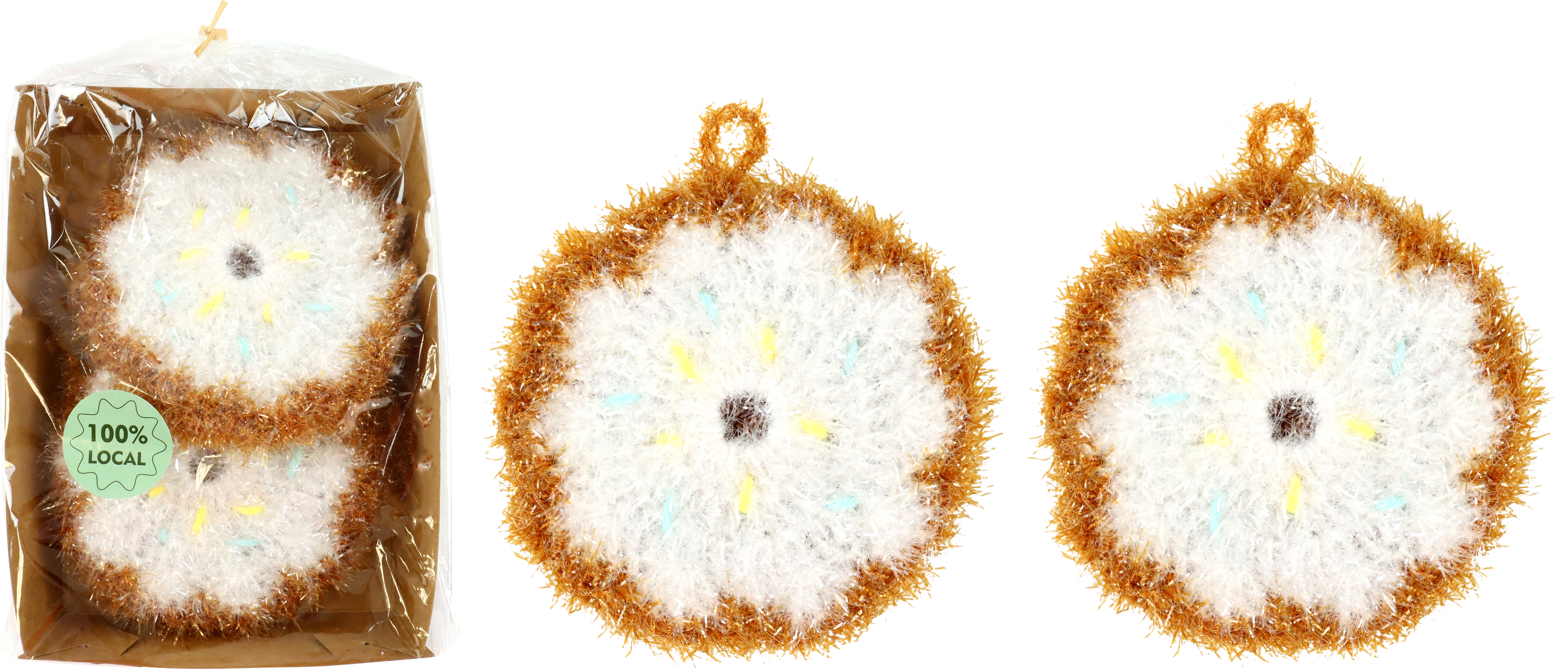SPÜLSCHWAMM-SET DONUT  S/2
