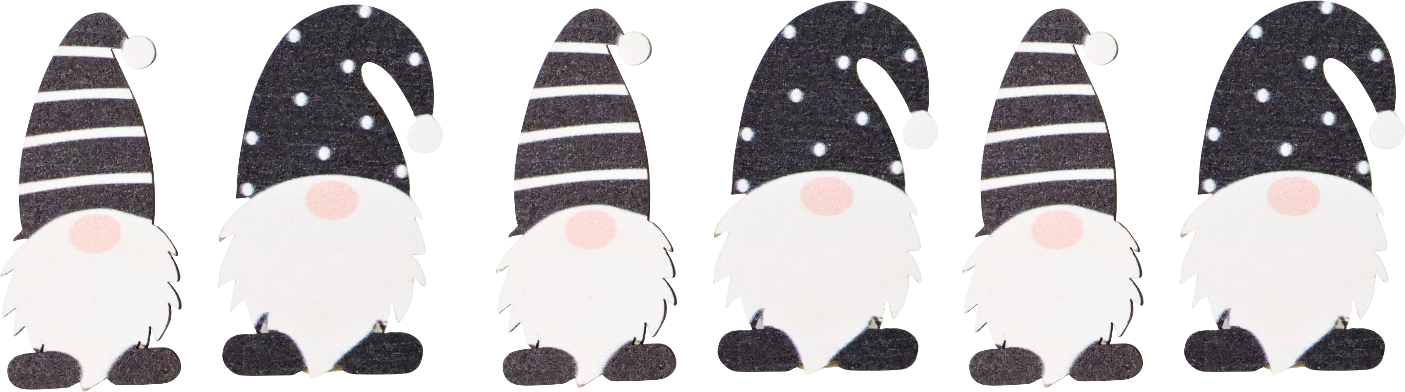 KLAMMERN WEIHNACHTSNISSEN  S/6