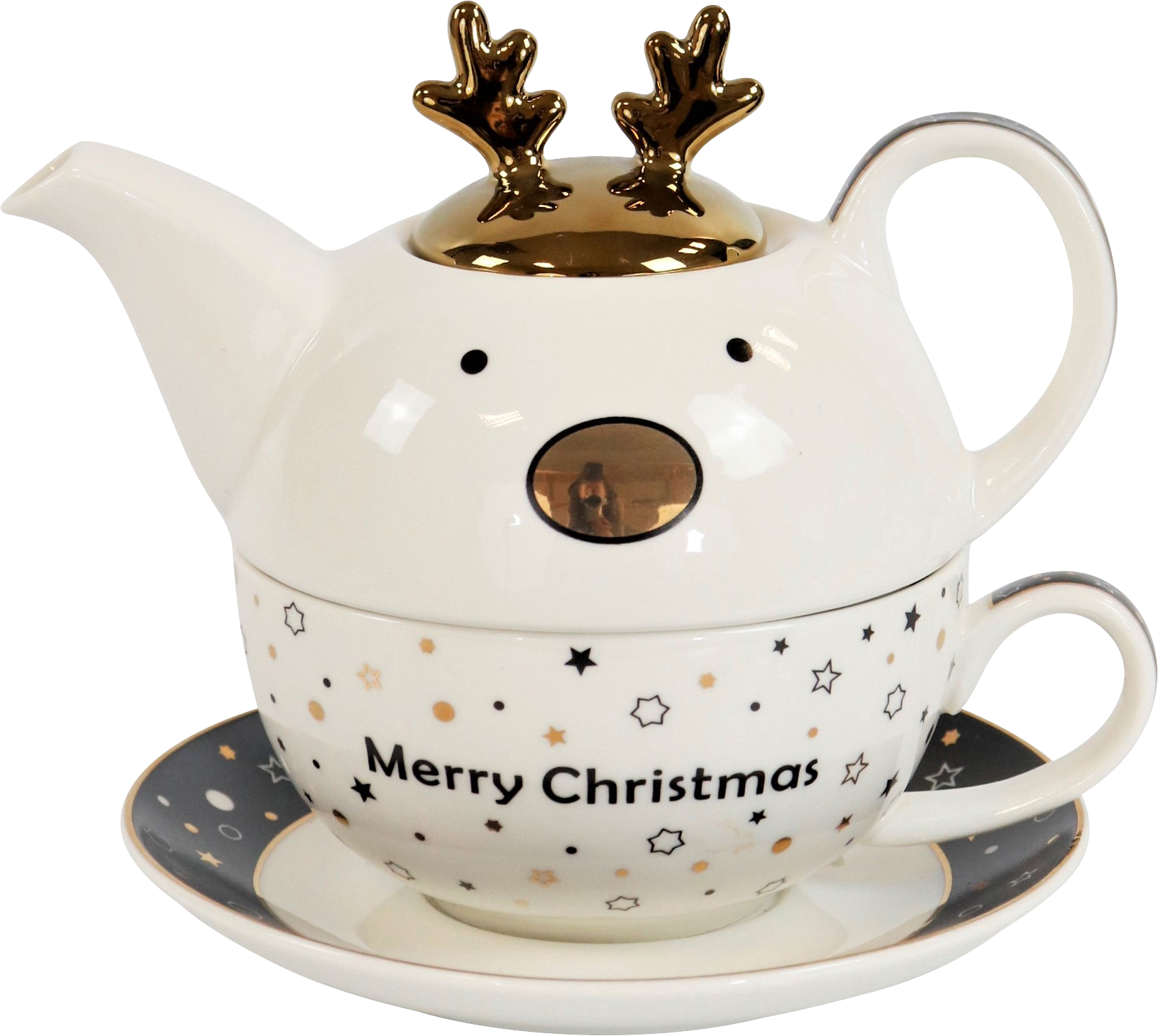 TEA-FOR-ONE FUNNY DEER