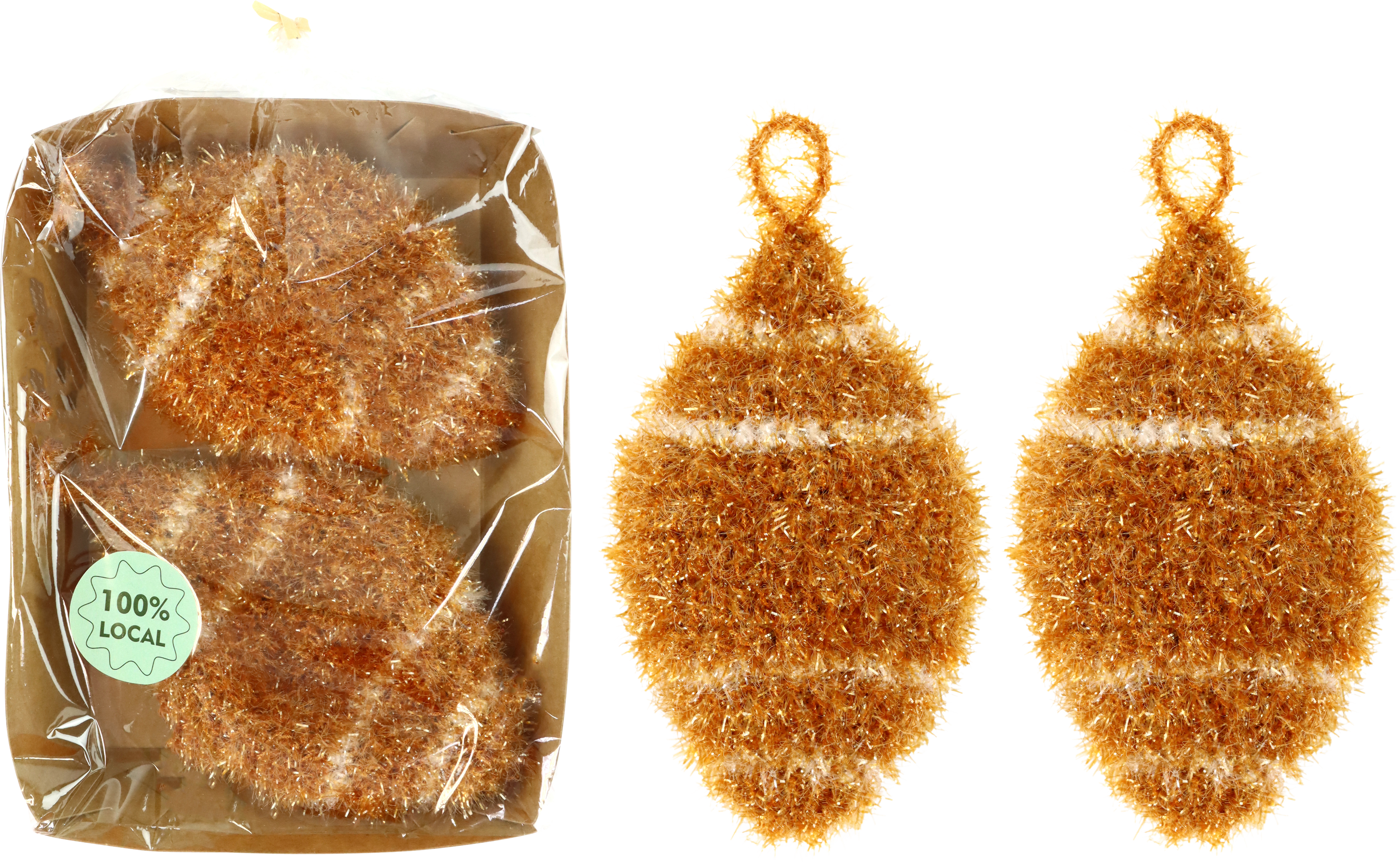 SPÜLSCHWAMM-SET CROISSANT  S/2