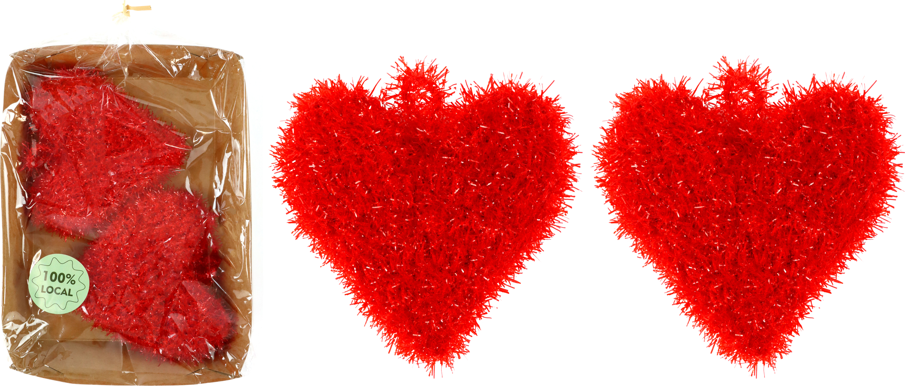 SPÜLSCHWAMM-SET HEARTS  S/2