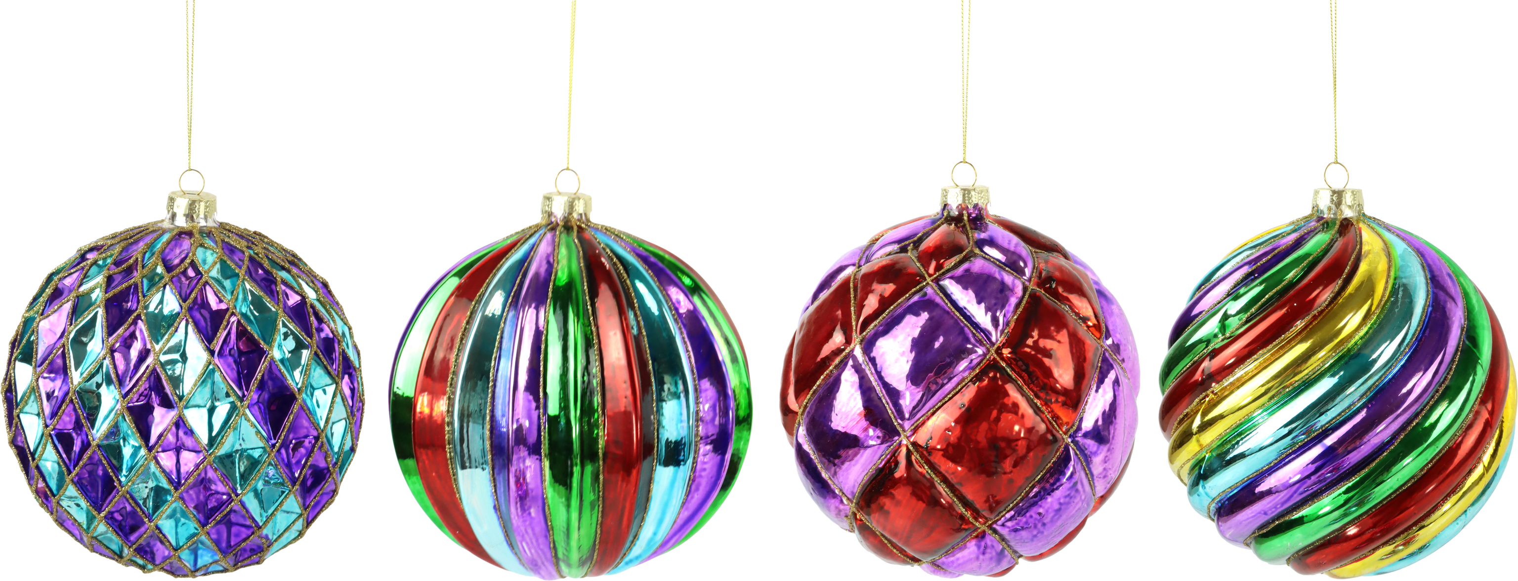 GLASKUGELN COLOUR CLASH  S/4