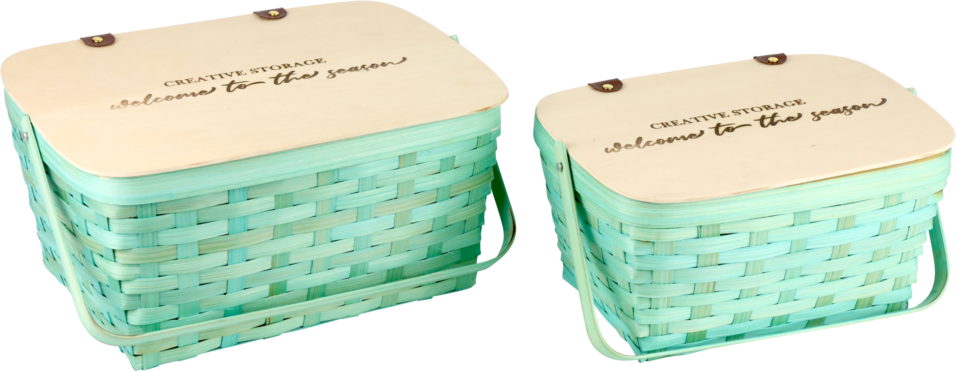 DECKELKÖRBE STORAGE  S/2