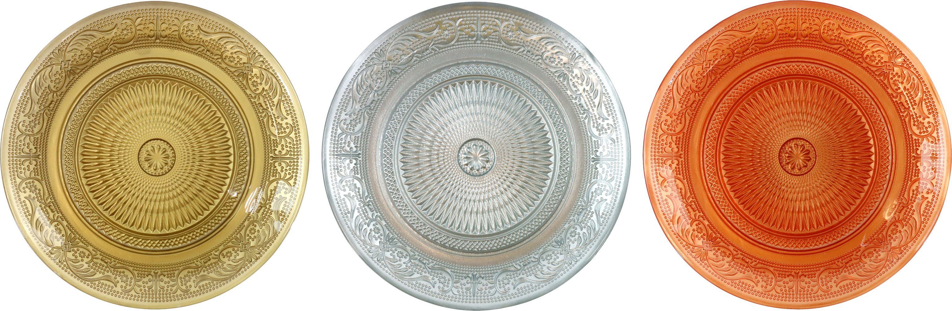 GLASTELLER IMPERIAL  S/3