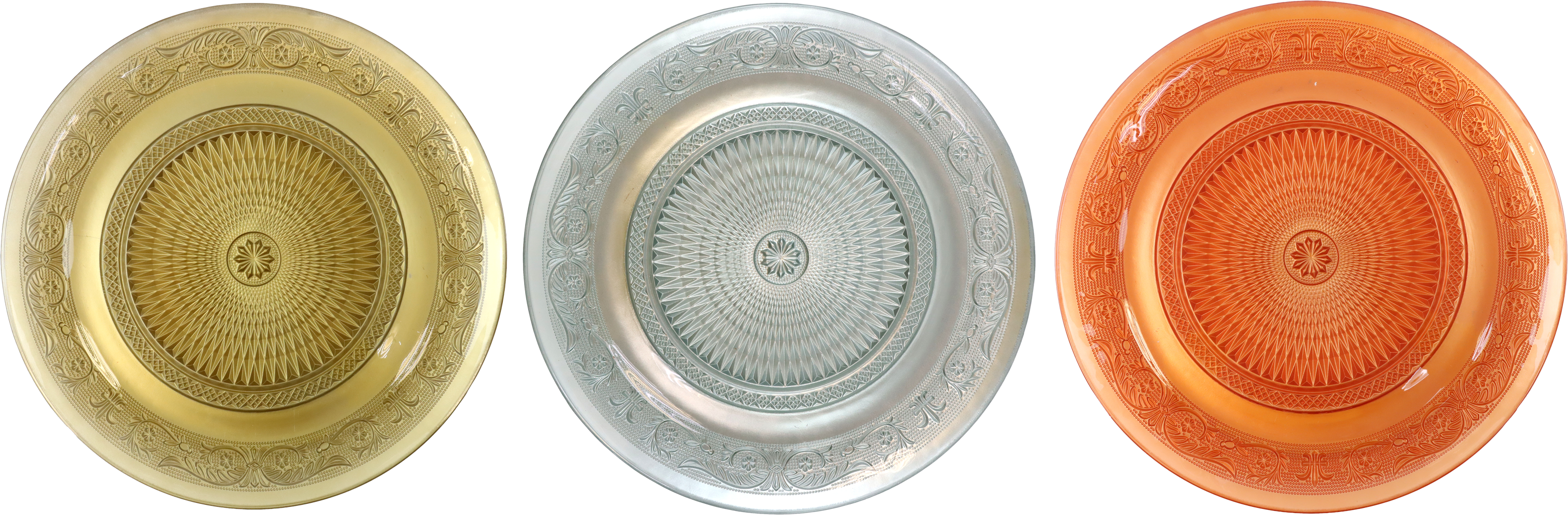 GLASTELLER IMPERIAL  S/3