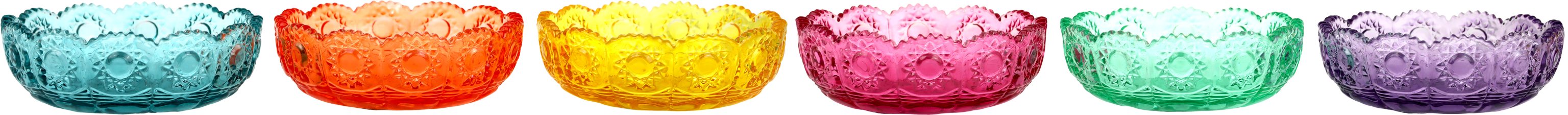 GLASSCHALEN SWINGIN' COLOURS  S/6