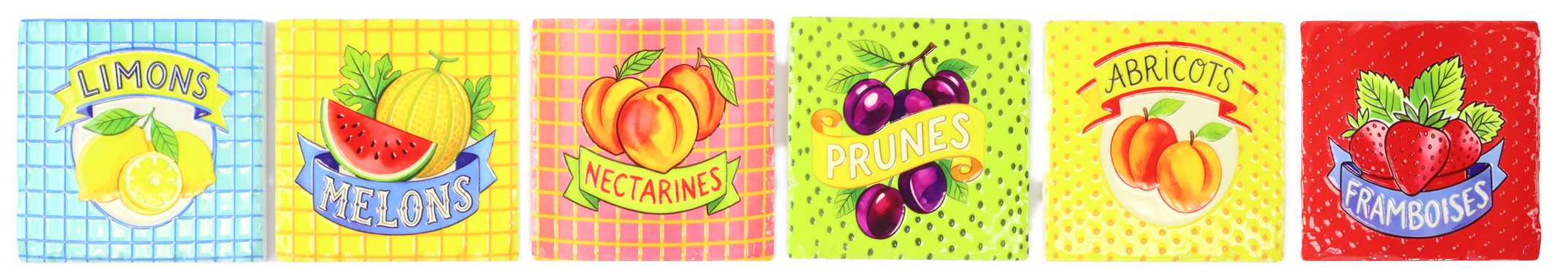UNTERSETZER TUTTI FRUTTI  S/6