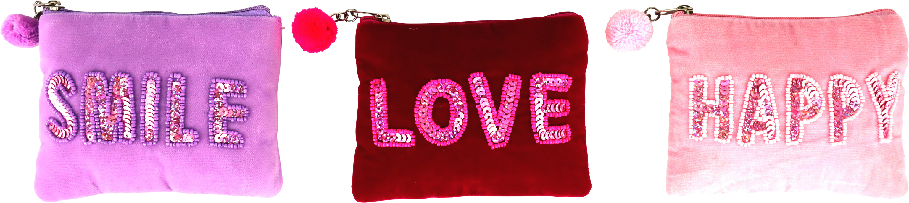 TÄSCHCHEN POETIC POUCHES  S/3