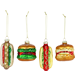 GLASSCHMUCK FAST FOOD  S/4