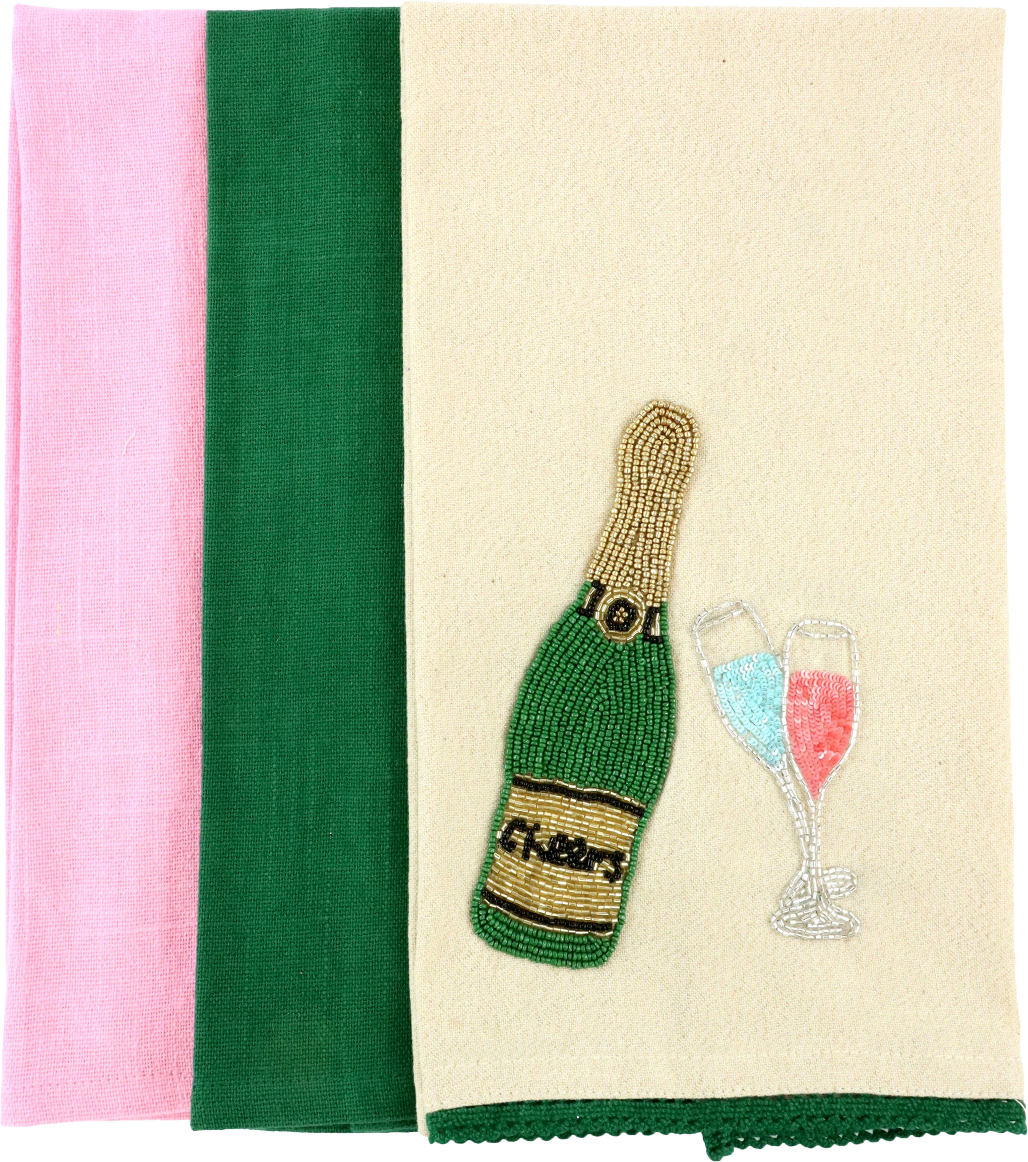 KÜCHENTÜCHER CHAMPAIGN PARTY  S/3