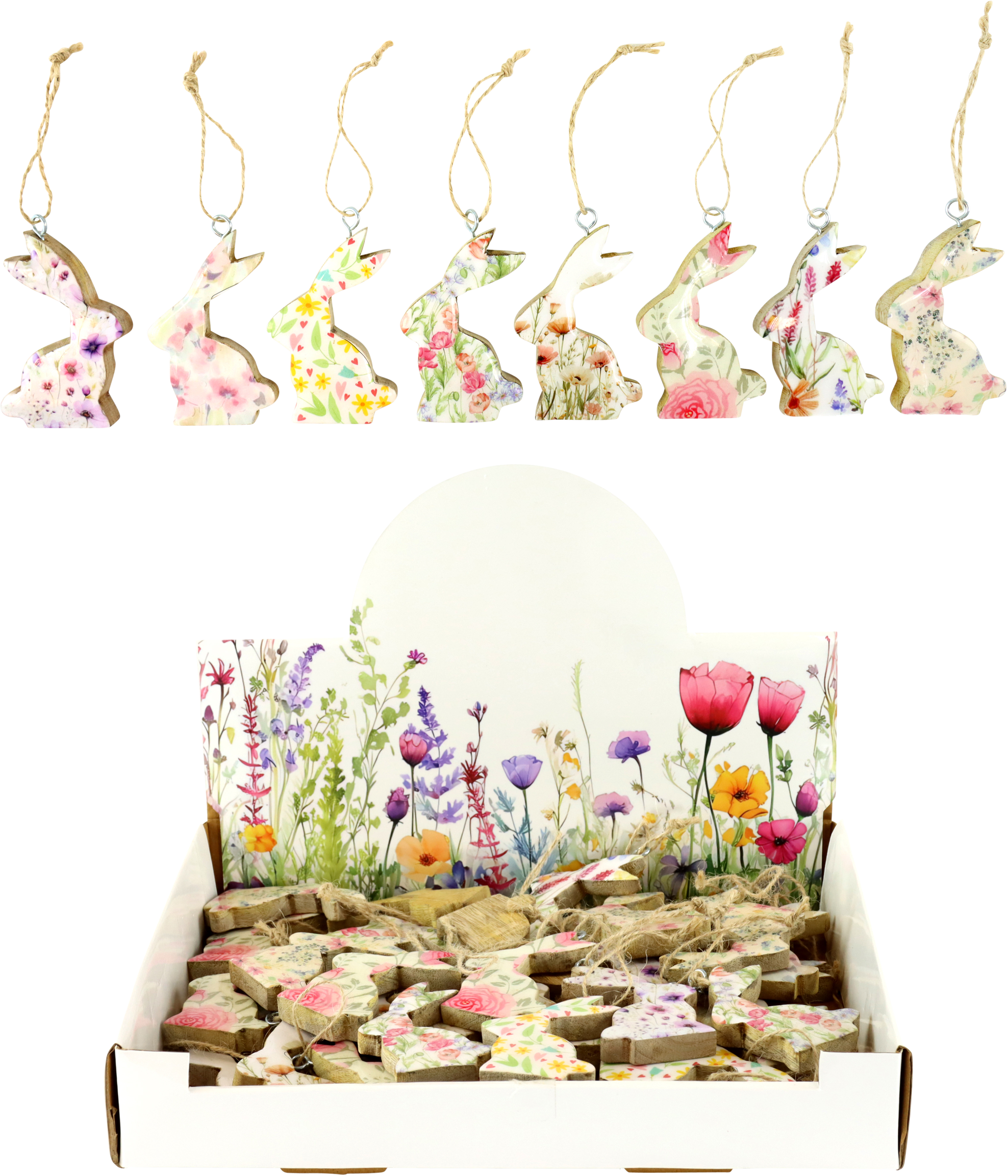 DISPLAYBOX BLUMEN-HASEN  S/40