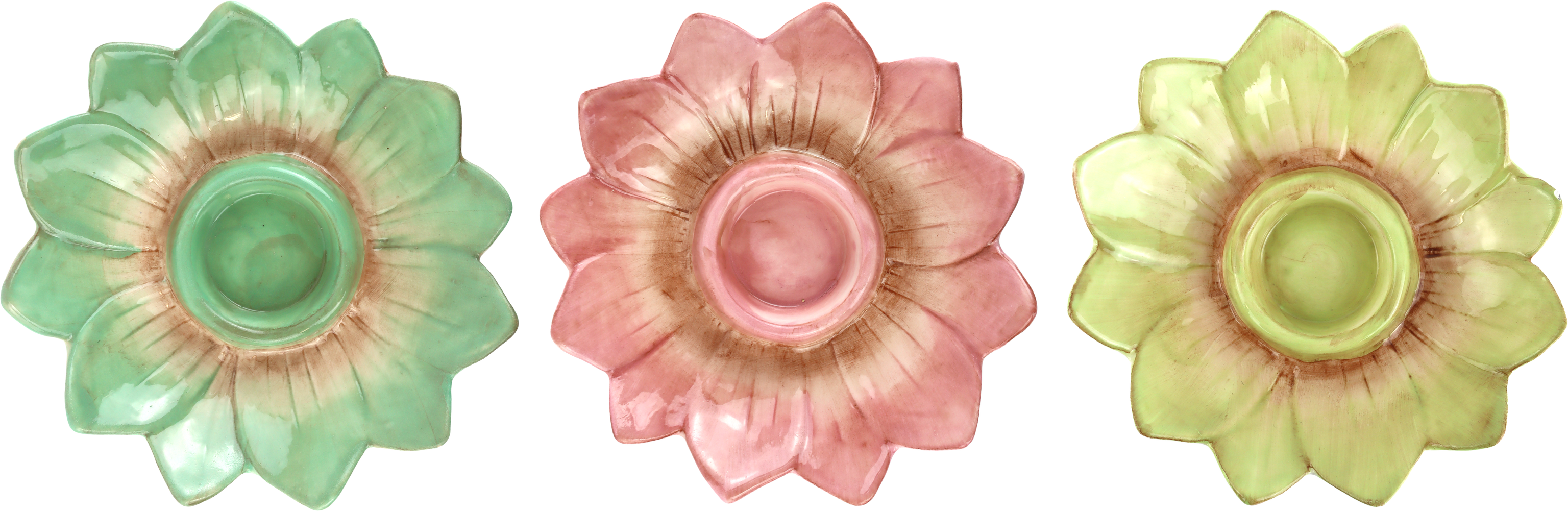 KERZENHALTER LOTUSBLÜTE  S/3