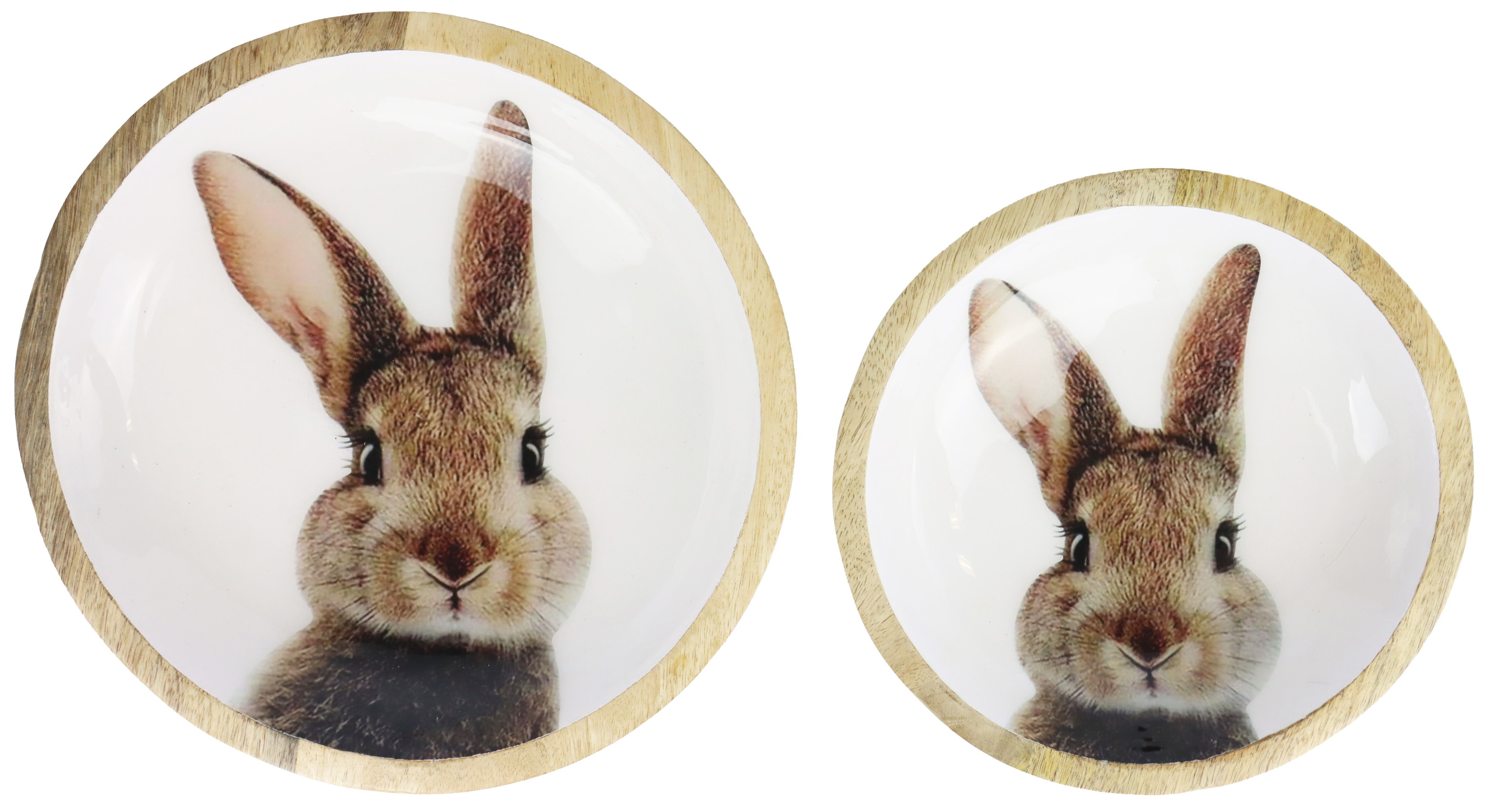 HOLZSCHALEN HAPPY EASTER  S/2