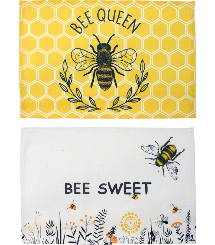 TISCHSETS  BEE QUEEN  S/2