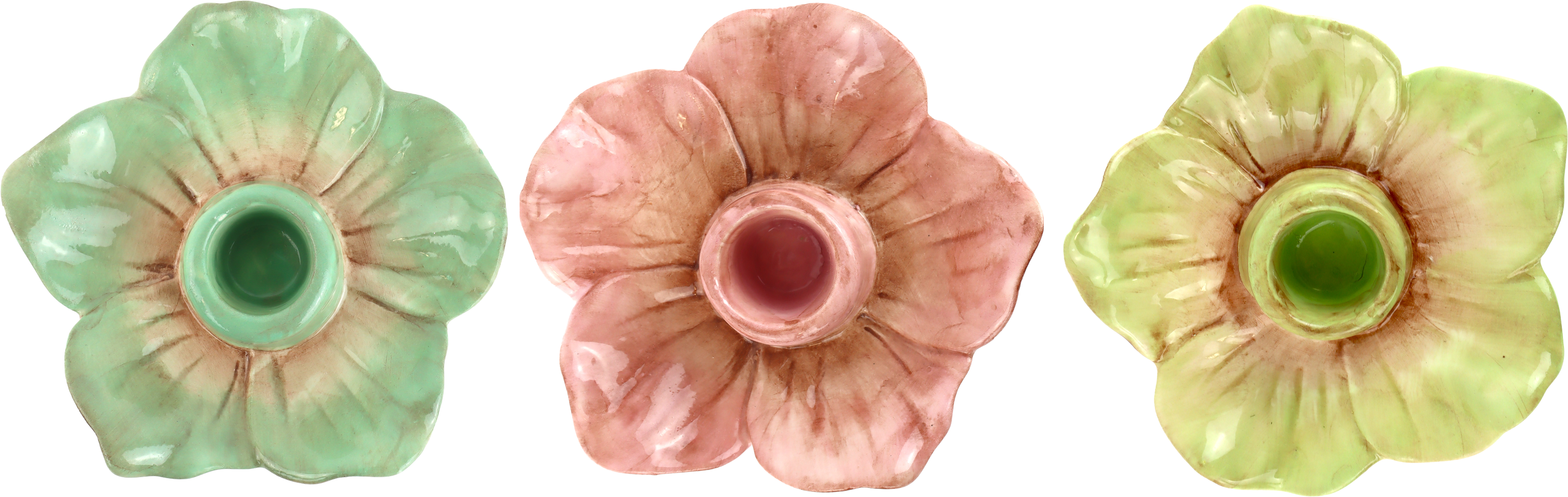 KERZENHALTER LOTUSBLÜTE  S/3